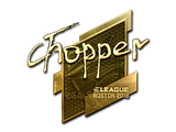 Artwork for Sticker | chopper (Gold) | Boston 2018
