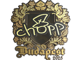 Artwork for Sticker | chopper (Gold) | Budapest 2025