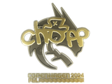 Artwork for Sticker | chopper (Gold) | Copenhagen 2024