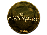 Artwork for Sticker | chopper (Gold) | Katowice 2019