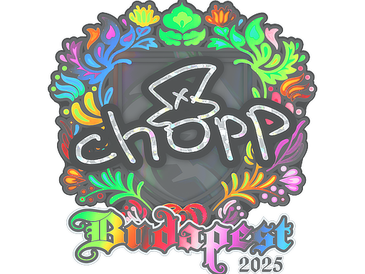 Sticker | chopper (Holo) | Budapest 2025
