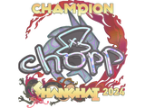 Artwork for Sticker | chopper (Holo, Champion) | Shanghai 2024