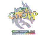Artwork for Sticker | chopper (Holo) | Copenhagen 2024