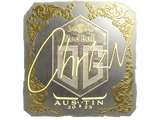 Artwork for Sticker | Chr1zN (Gold) | Austin 2025