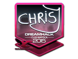 Artwork for Sticker | chrisJ (Foil) | Cluj-Napoca 2015