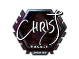 Artwork for Sticker | chrisJ (Foil) | London 2018