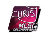 Artwork for Sticker | chrisJ (Foil) | MLG Columbus 2016
