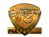 Artwork for Sticker | chrisJ (Gold) | Krakow 2017