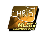 Artwork for Sticker | chrisJ (Gold) | MLG Columbus 2016