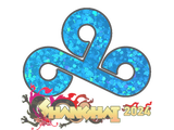 Artwork for Sticker | Cloud9 (Glitter) | Shanghai 2024