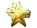 Artwork for Sticker | Cloud9 (Gold) | Cluj-Napoca 2015