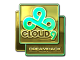 Artwork for Sticker | Cloud9 (Gold) | DreamHack 2014