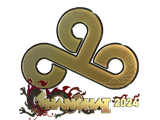 Artwork for Sticker | Cloud9 (Gold) | Shanghai 2024