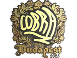 Artwork for Sticker | cobra (Gold) | Budapest 2025