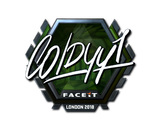 Artwork for Sticker | COLDYY1 (Foil) | London 2018