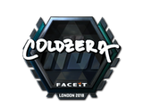 Artwork for Sticker | coldzera (Foil) | London 2018