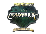 Artwork for Sticker | coldzera (Gold) | Berlin 2019