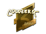Sticker | coldzera (Gold) | Boston 2018