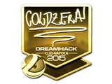 Artwork for Sticker | coldzera (Gold) | Cluj-Napoca 2015