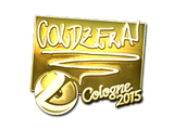 Artwork for Sticker | coldzera (Gold) | Cologne 2015