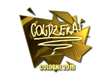 Artwork for Sticker | coldzera (Gold) | Cologne 2016