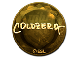 Artwork for Sticker | coldzera (Gold) | Katowice 2019
