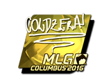 Artwork for Sticker | coldzera (Gold) | MLG Columbus 2016