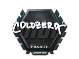Artwork for Sticker | coldzera | London 2018