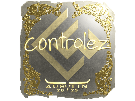 Sticker | controlez (Gold) | Austin 2025