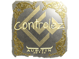 Artwork for Sticker | controlez (Gold) | Austin 2025