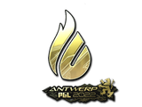 Artwork for Sticker | Copenhagen Flames (Gold) | Antwerp 2022