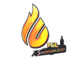 Artwork for Sticker | Copenhagen Flames (Holo) | Stockholm 2021