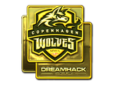 Artwork for Sticker | Copenhagen Wolves (Gold) | DreamHack 2014