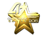 Artwork for Sticker | Counter Logic Gaming (Gold) | Cluj-Napoca 2015