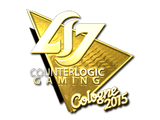 Artwork for Sticker | Counter Logic Gaming (Gold) | Cologne 2015