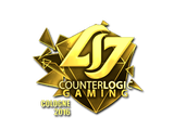 Artwork for Sticker | Counter Logic Gaming (Gold) | Cologne 2016
