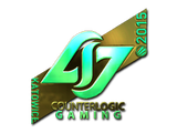 Artwork for Sticker | Counter Logic Gaming (Gold) | Katowice 2015