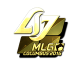 Artwork for Sticker | Counter Logic Gaming (Gold) | MLG Columbus 2016