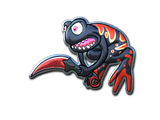 Artwork for Sticker | Crimson Web Poison Frog (Foil)