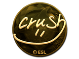Artwork for Sticker | crush (Gold) | Katowice 2019