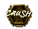 Sticker | crush (Gold) | London 2018