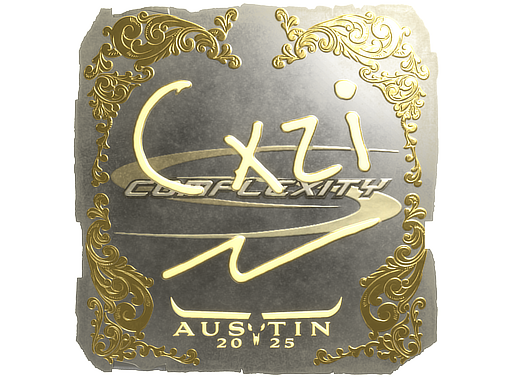 Sticker | Cxzi (Gold) | Austin 2025