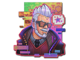 Artwork for Sticker | Cyber Romanov (Holo)