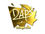 Sticker | daps (Gold) | Cologne 2016