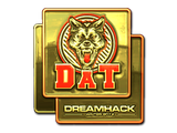 Artwork for Sticker | dAT team (Gold) | DreamHack 2014