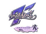 Artwork for Sticker | dav1d (Holo) | Antwerp 2022