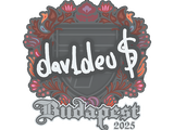 Artwork for Sticker | dav1deuS | Budapest 2025