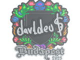 Sticker | dav1deuS (Embroidered) | Budapest 2025