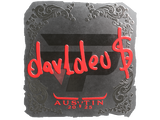 Artwork for Sticker | dav1deuS (Foil) | Austin 2025