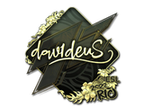 Artwork for Sticker | dav1deuS (Gold) | Rio 2022